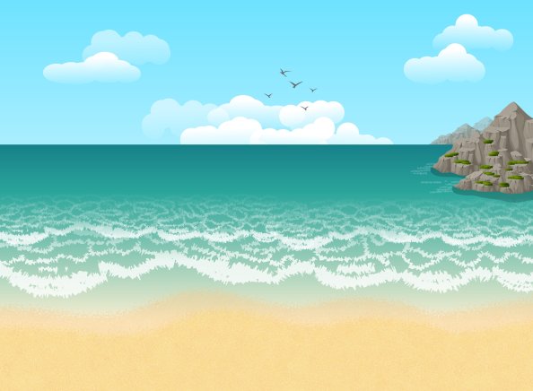 Beach Illustration