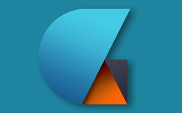 Geometry Blue Sketches