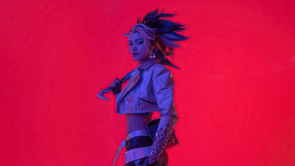 Shirogane Sama Akali League Of Legends Cosplay