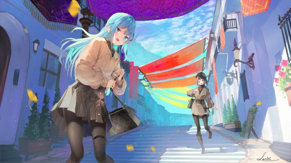 Anime Girl After School 4k