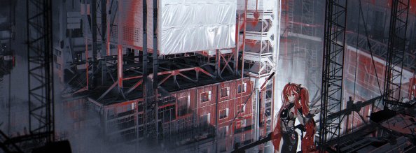 Machine City Scenery Anime Original Scifi 4k