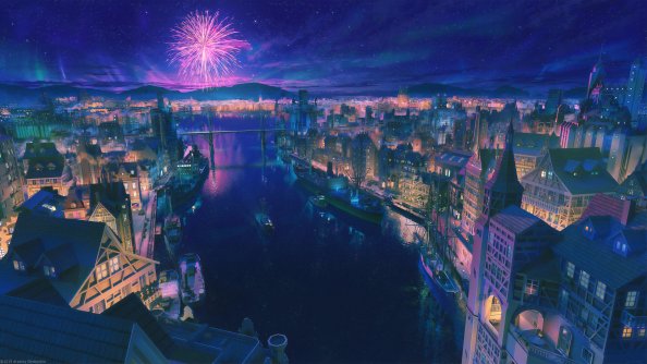 Night City Port 4k