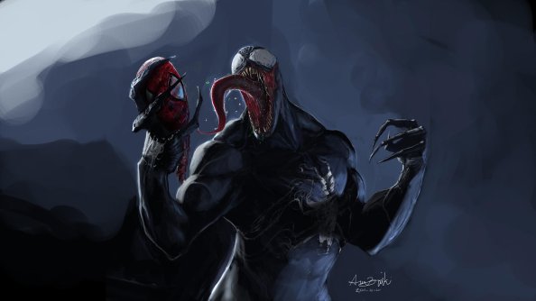 In Venom Hands Spider Mask