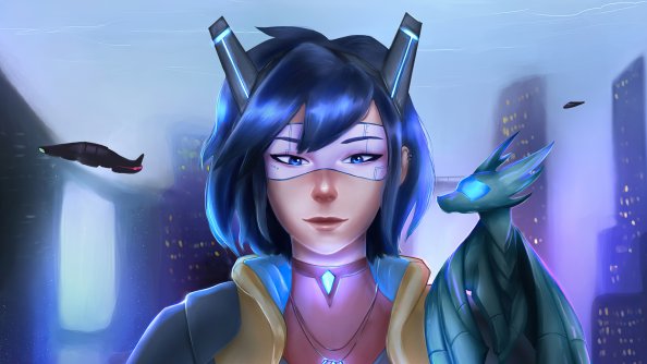 Cyberpunk Girl Segorol 4k