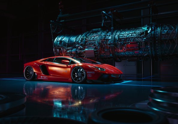 LB Aventador CGI