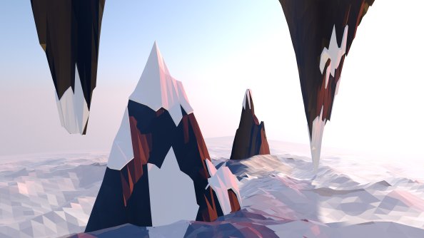 Mountains Lowpoly