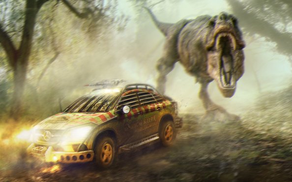 Jurassic World Mercedes Benz
