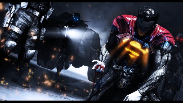 Superman Comic Art 4k