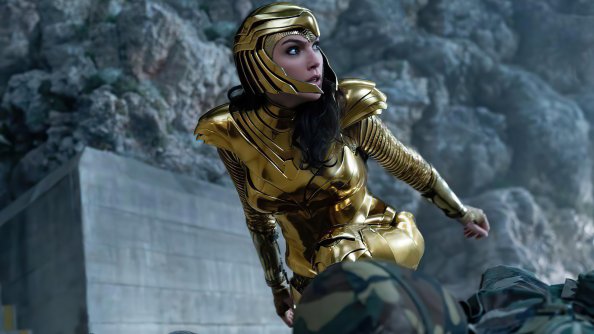 Wonder Woman 1984 Gold Suit 4k