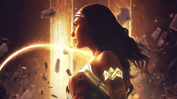 Wonder Woman Looking Away 4k