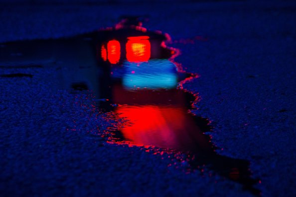 Asphalt Lights Reflection 4k