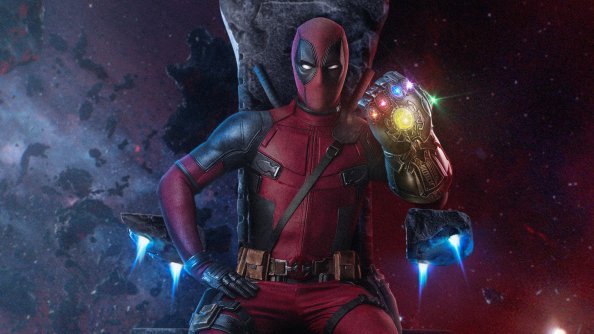 Deadpool With Infinity Gauntlet