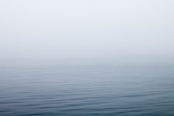 Ocean Under Fog