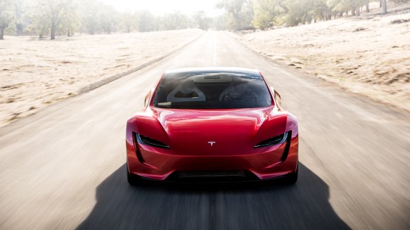 Tesla Roadster Front Look