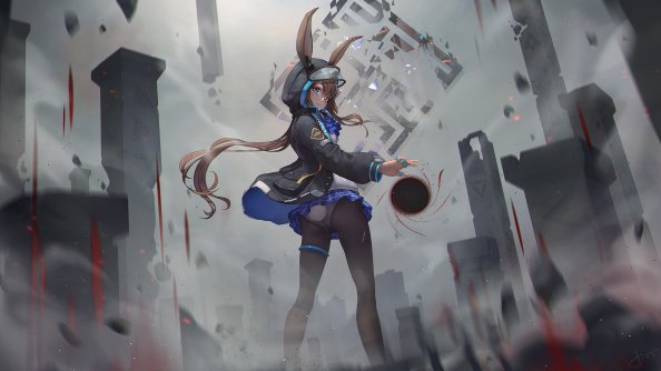 Amiya Ark Knights Anime Girl 4k