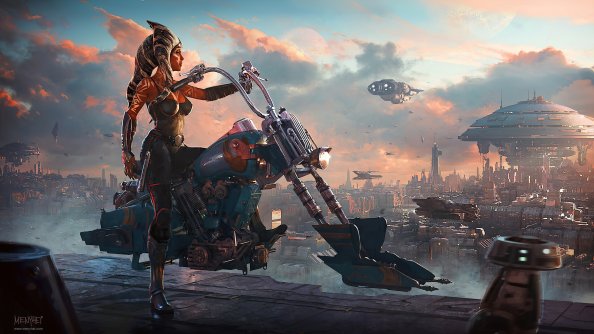 Saby Menyhei Ahsoka Speederbike