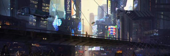 Night Time Scifi Science Fiction 5k