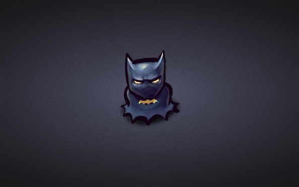 Lil Batman Looking Up 4k