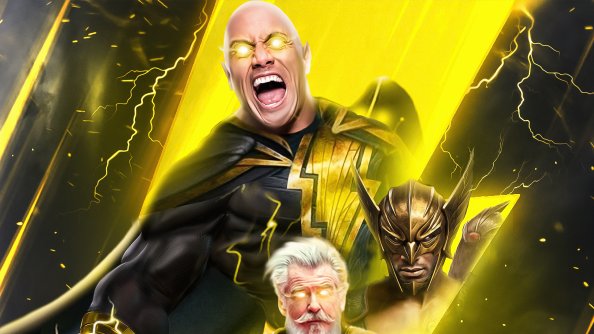 Black Adam Movie Poster 4k