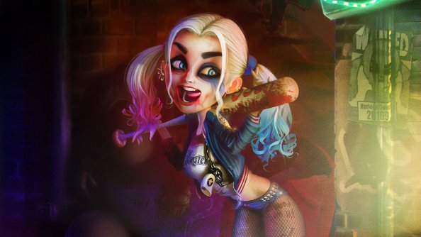 Harley Quinn Digital Artwork