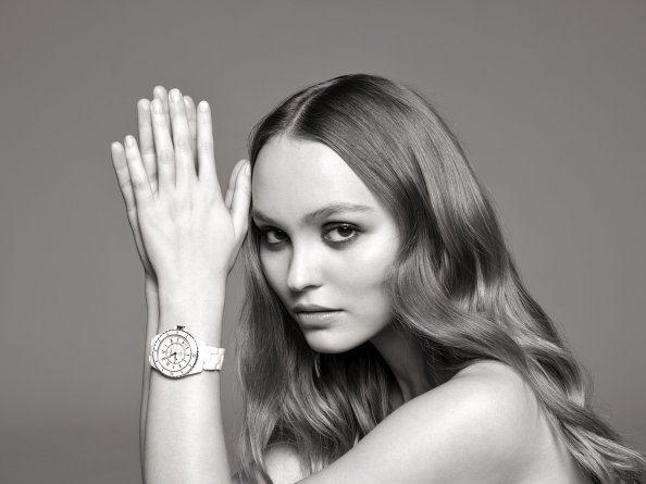 Lily Rose Depp Chanel J12 Watch Campaign