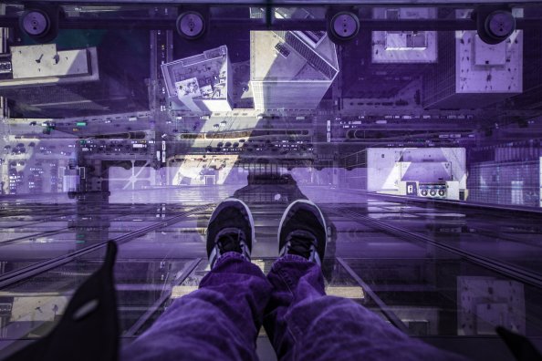 Looking Down The Building 5k