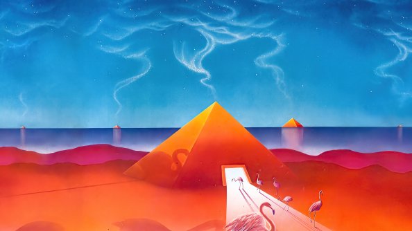 Transmigration Of Souls In Blue Flamingo 5k