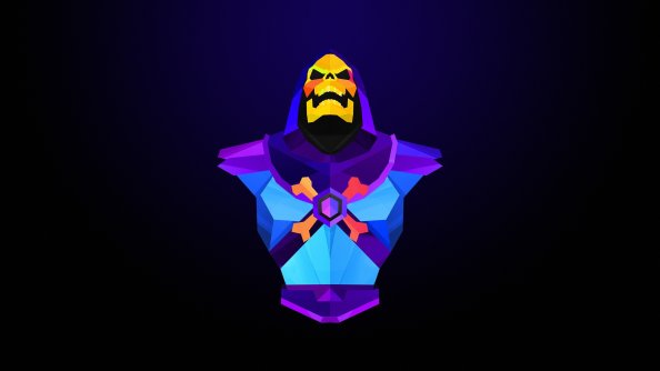 Skelton Facet Abstract Art