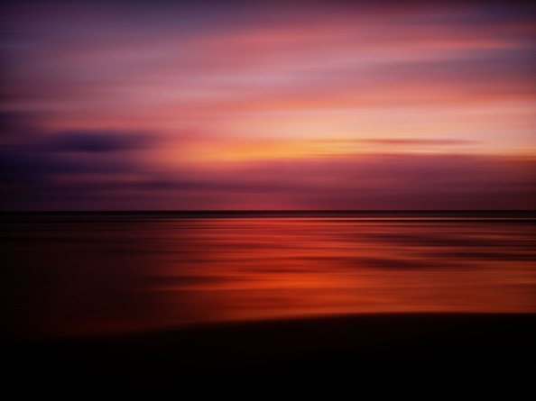 Last Rays Of Day Red Sunset