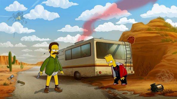 Bart And Heisenberg Simpson 4k