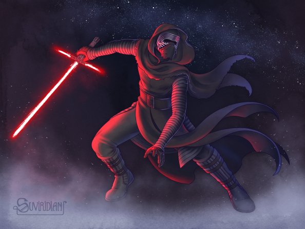 Kylo Ren Star Wars The Last Jedi Artwork