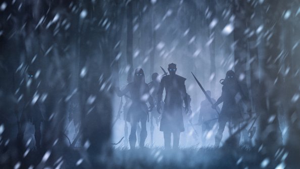 Night King With White Walkers Artwork