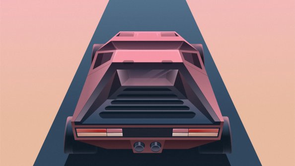 Car Minimalism Road