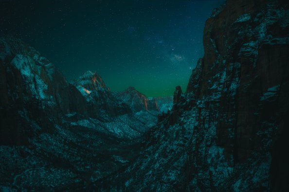 Starry Night In Zion National Park 5k