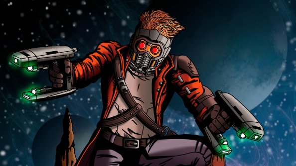 Star Lord Digital Art 4k