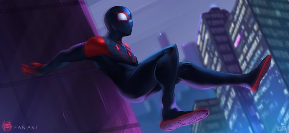 SpiderMan Into The Spider Verse 2018 Fan Art