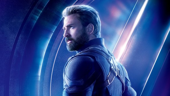 Captain America In Avengers Infinity War 8k Poster