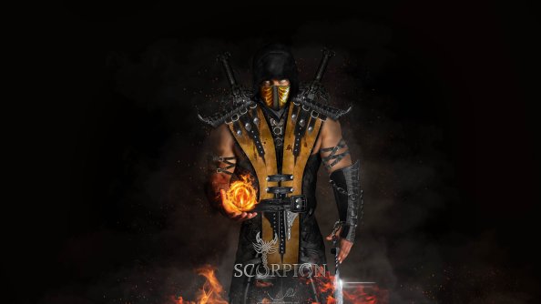 Scorpion Mortal Kombat X 8k