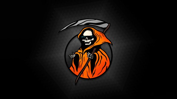 Cool Grim Reaper Minimal 8k