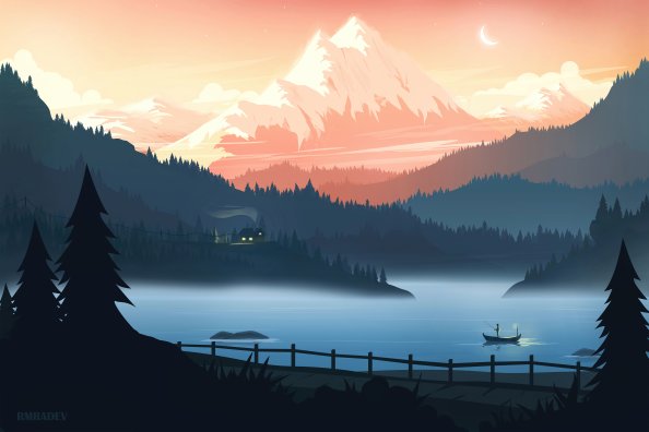 Minimal Life Landscape 8k