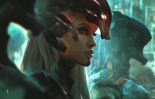 Scifi Police Girl 4k