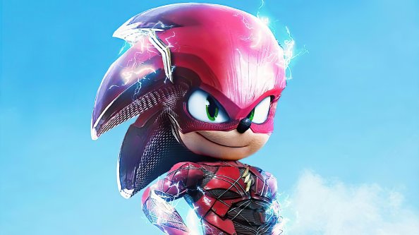 Sonic X The Flash 4k