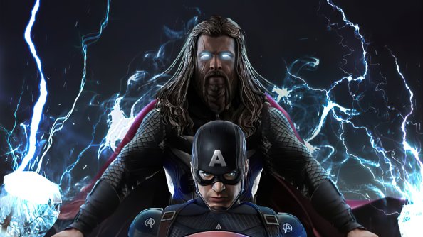 Thor And Captain America 4k
