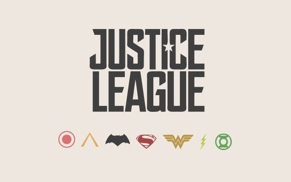 Justice League Minimalism Logos 4k