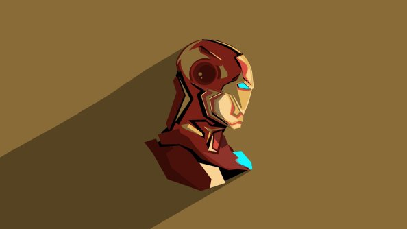 Iron Man Pop Head Minimalism