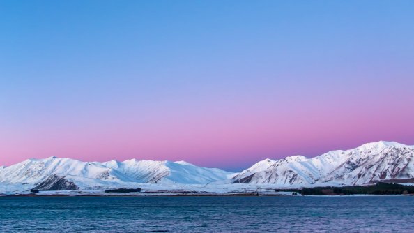 Lake Tekapo At Sunset 4k