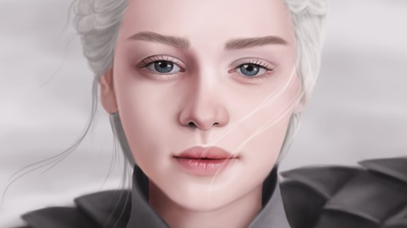 Daenerys Targaryen Illustration 4k