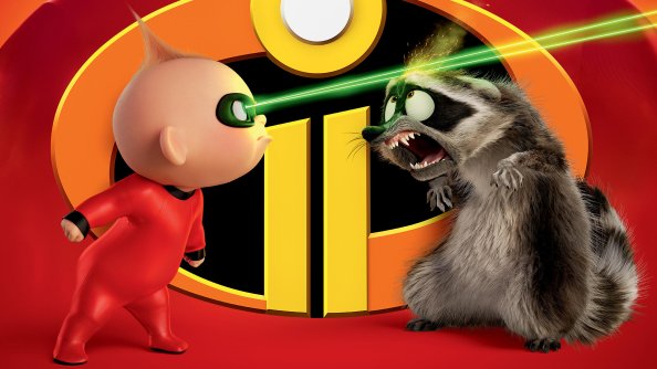 Jack Jack Parr And Raccoon In The Incredibles 2