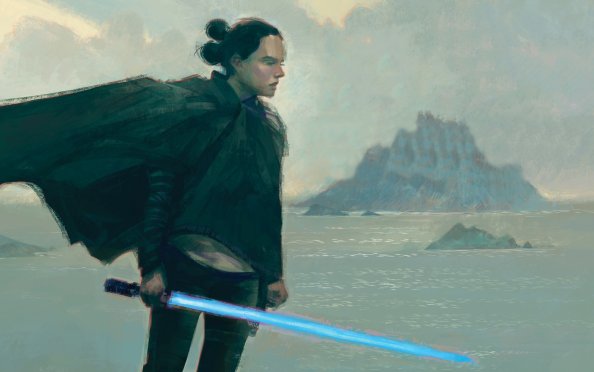 Rey Star Wars The Last Jedi Art