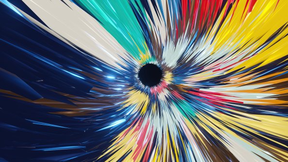 Colorful Digital Abstract Art 4k